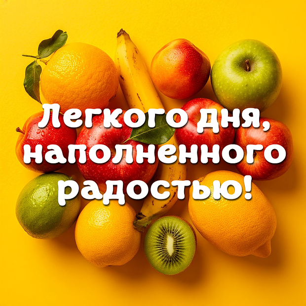 Открытка с теплыми пожеланиями хорошего дня