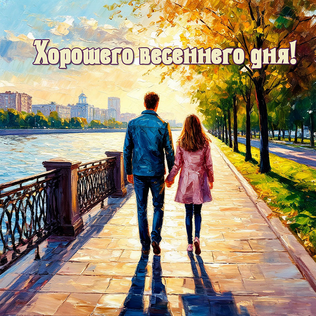 Красивая картинка, чтобы пожелать отличного дня
