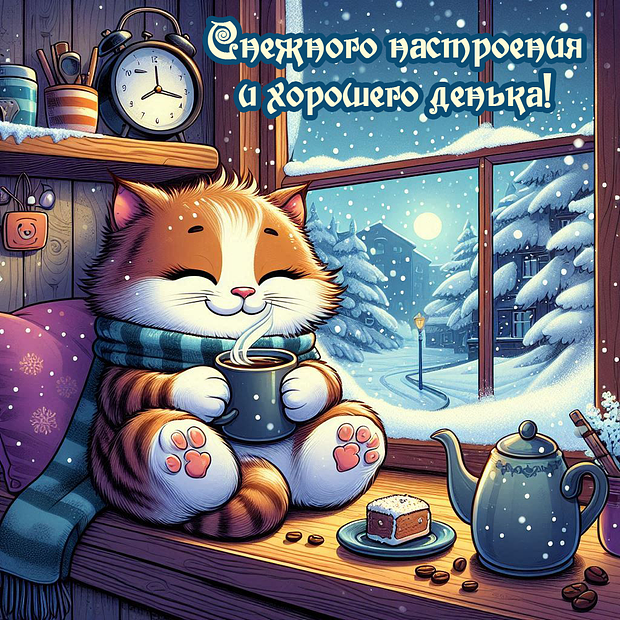 Оригинальная открытка, чтобы отправить утром