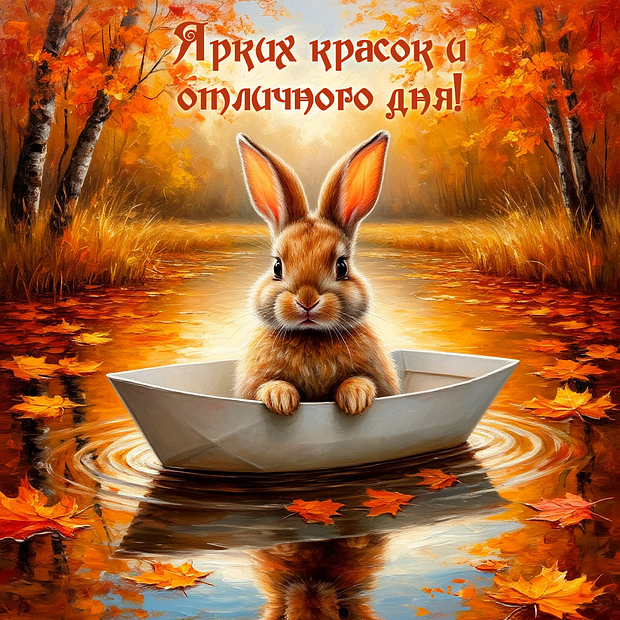 Картинка с душевным пожеланием хорошего дня