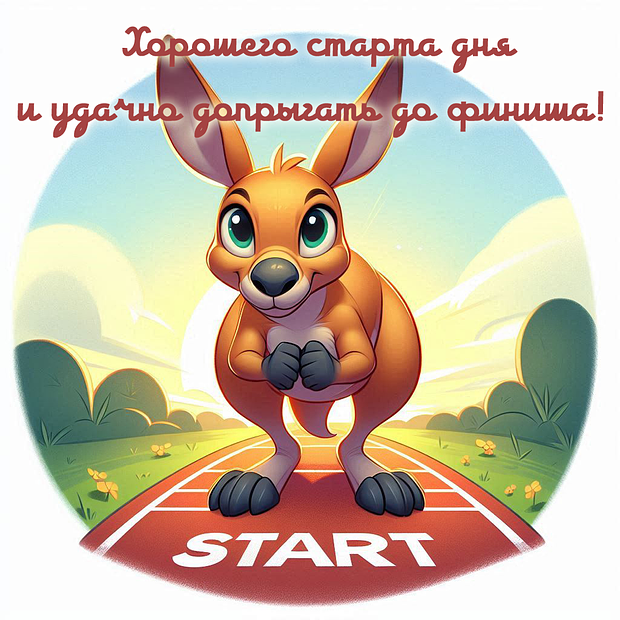 Оригинальная открытка, чтобы отправить утром
