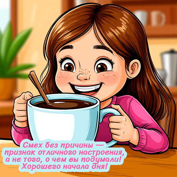Открытка с теплыми пожеланиями хорошего дня