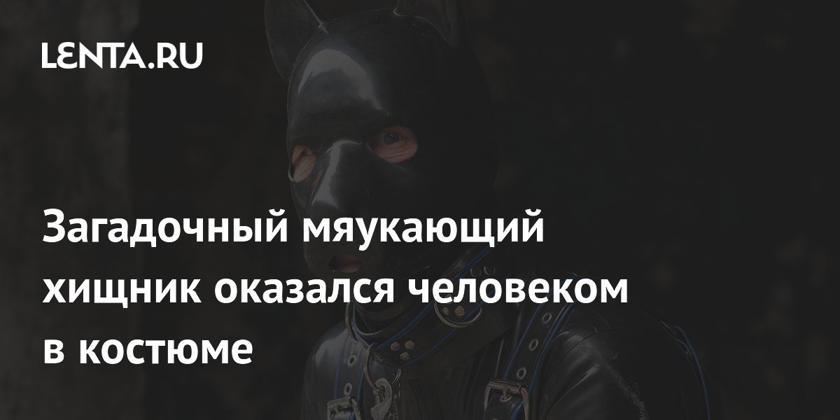 Ночной кошмар Великобритании: Человек в костюме пантеры терроризирует жителей!