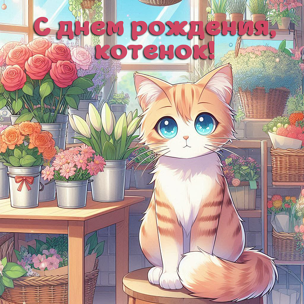 Открытка с поздравлением на пять лет
