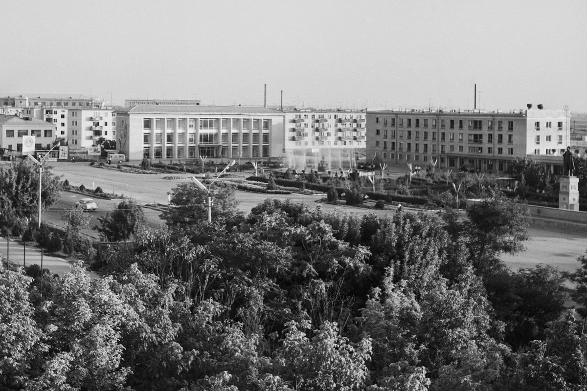 Панорама города Карши, 1969 год
