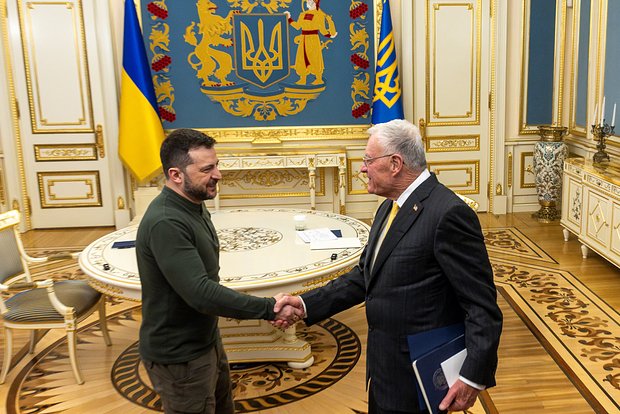 Владимир Зеленский и Кит Келлог