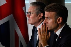 Кир Стармер и Эмманюэль Макрон