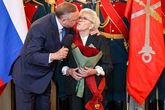 Александр Беглов и Алиса Фрейндлих