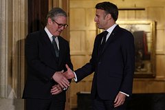 Ким Стармер и Эммануэль Макрон