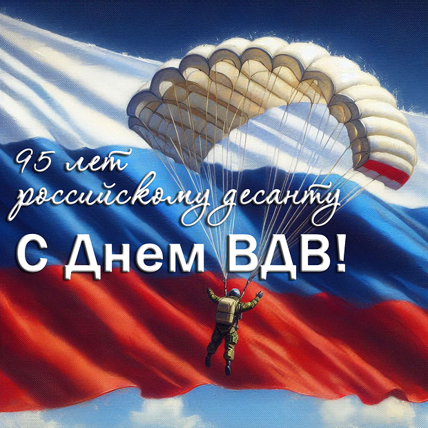 Картинка с поздравлением с Днем Воздушно-десантных войск
