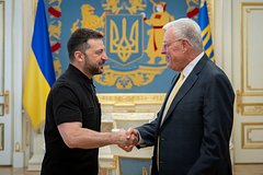 Владимир Зеленский и Кит Келлог