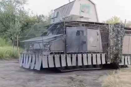 Шведский «бронепоезд» ВСУ показали на видео