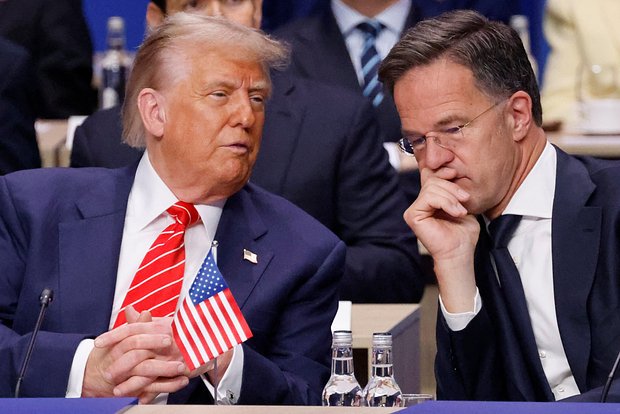 Дональд Трамп и Марк Рютте