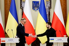 Анджей Дуда и Владимир Зеленский