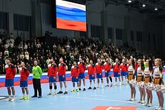 Игроки сборной России по гандболу