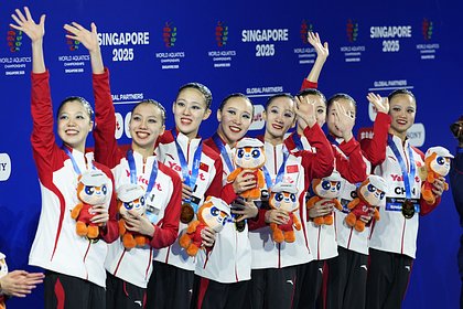 Китайские синхронистки выиграли золото на чемпионате мира