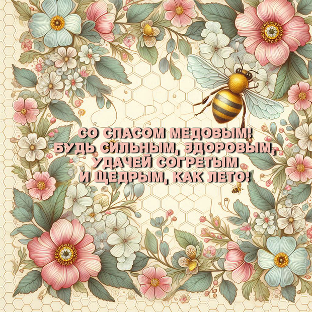 Поздравление в стихах на Медовый Спас