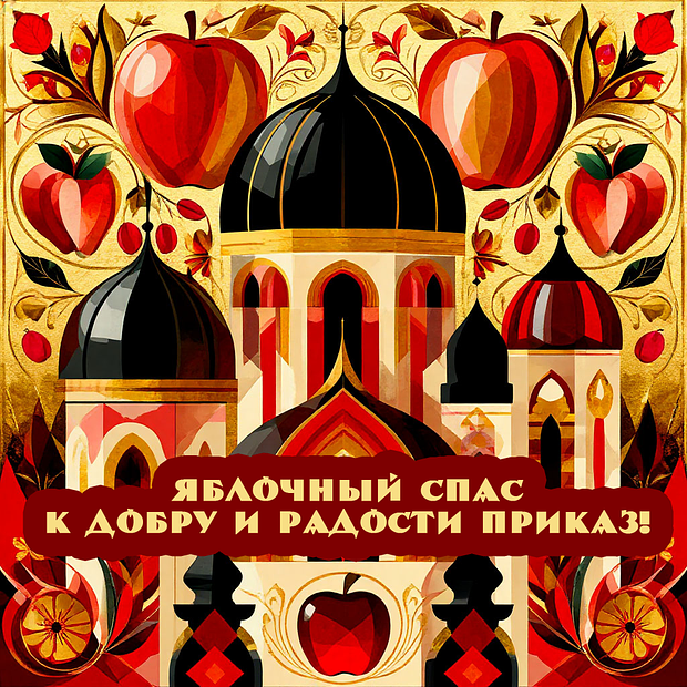 Красивая картинка на Яблочный Спас
