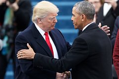 Дональд Трамп и Барак Обама
