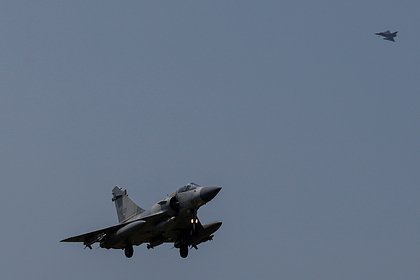 Катапультирование летчика ВСУ с разбившегося Mirage 2000 попало на видео