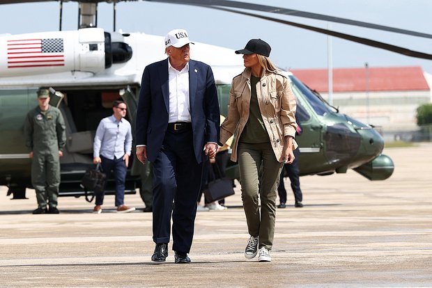 Дональд и Мелания Трамп