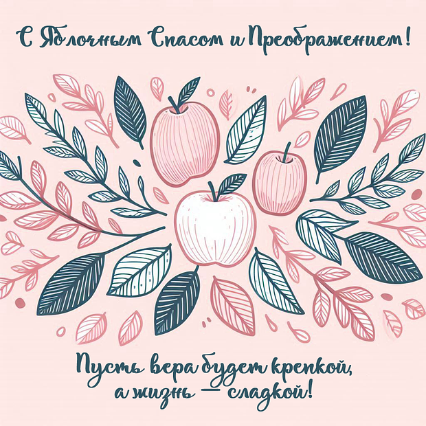 Открытка на Преображение Господне с теплыми словами