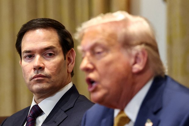 Марко Рубио и Дональд Трамп