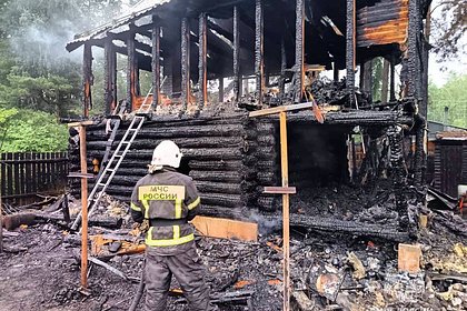 В купленном семьей накануне доме случился пожар