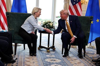 Фон дер Ляйен оценила шансы на заключение торговой сделки между ЕС и США