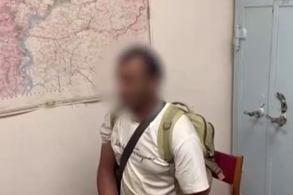 Задержание завербованного за границей для теракта в России иностранца попало на видео