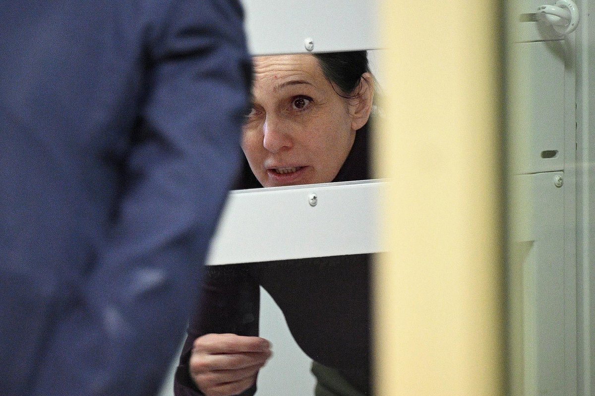Елена Белая на суде