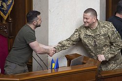 Владимир Зеленский и Владимир Залужный