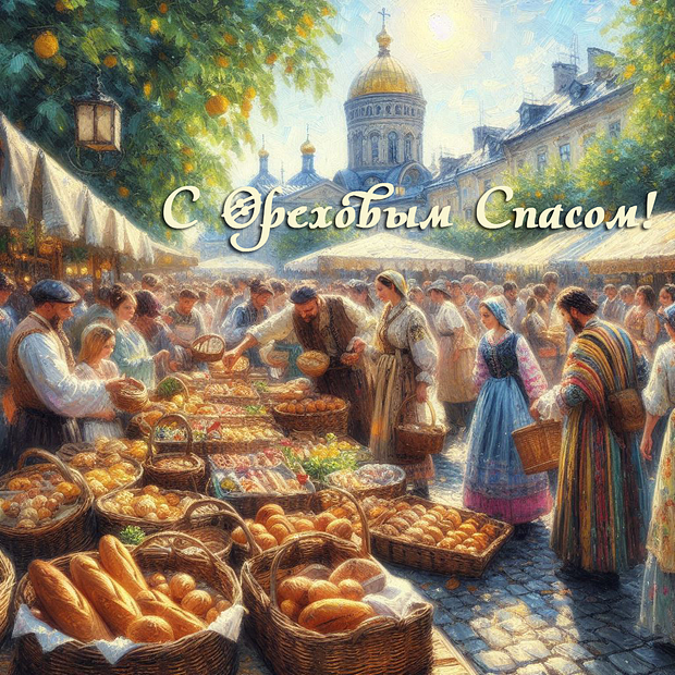 Красивая картинка на Ореховый Спас