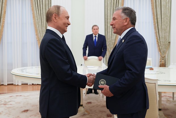 Владимир Путин и Стивен Уиткофф