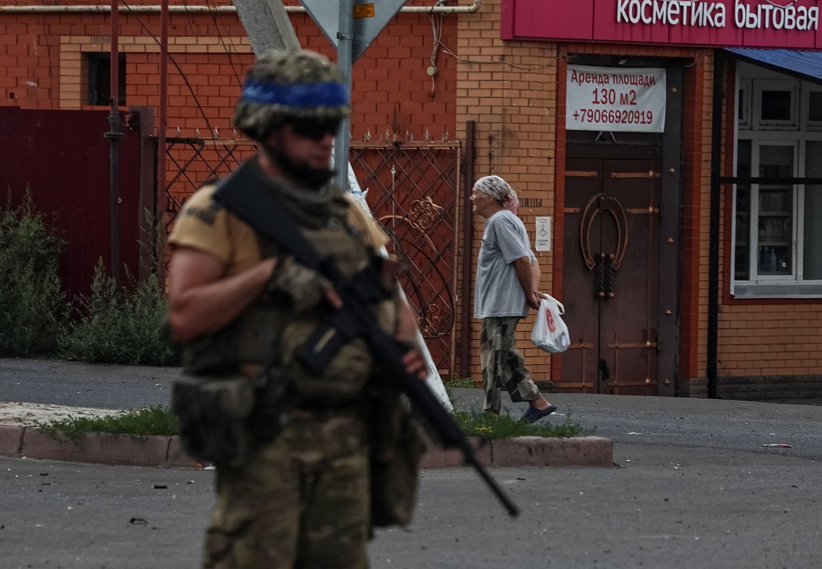 Военнослужащий Вооруженных сил Украины, Суджа, август 2024 года