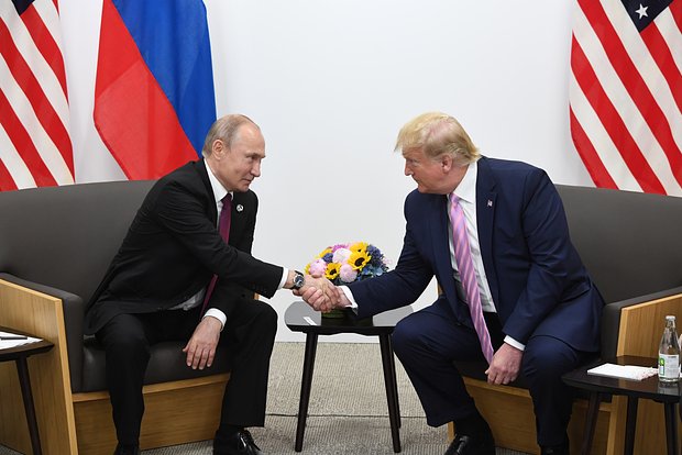 Владимир Путин и Дональд Трамп
