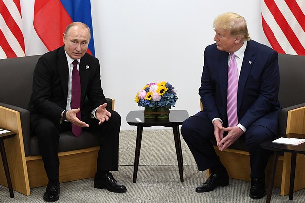 Владимир Путин и Дональд Трамп
