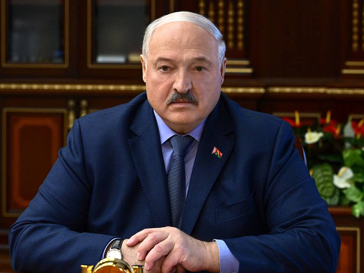 Путин и Лукашенко поговорили по телефону0