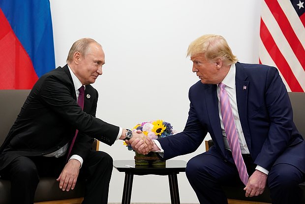 Владимир Путин и Дональд Трамп