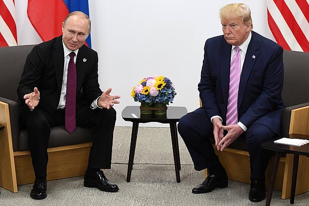 Дональд Трамп и Владимир Путин