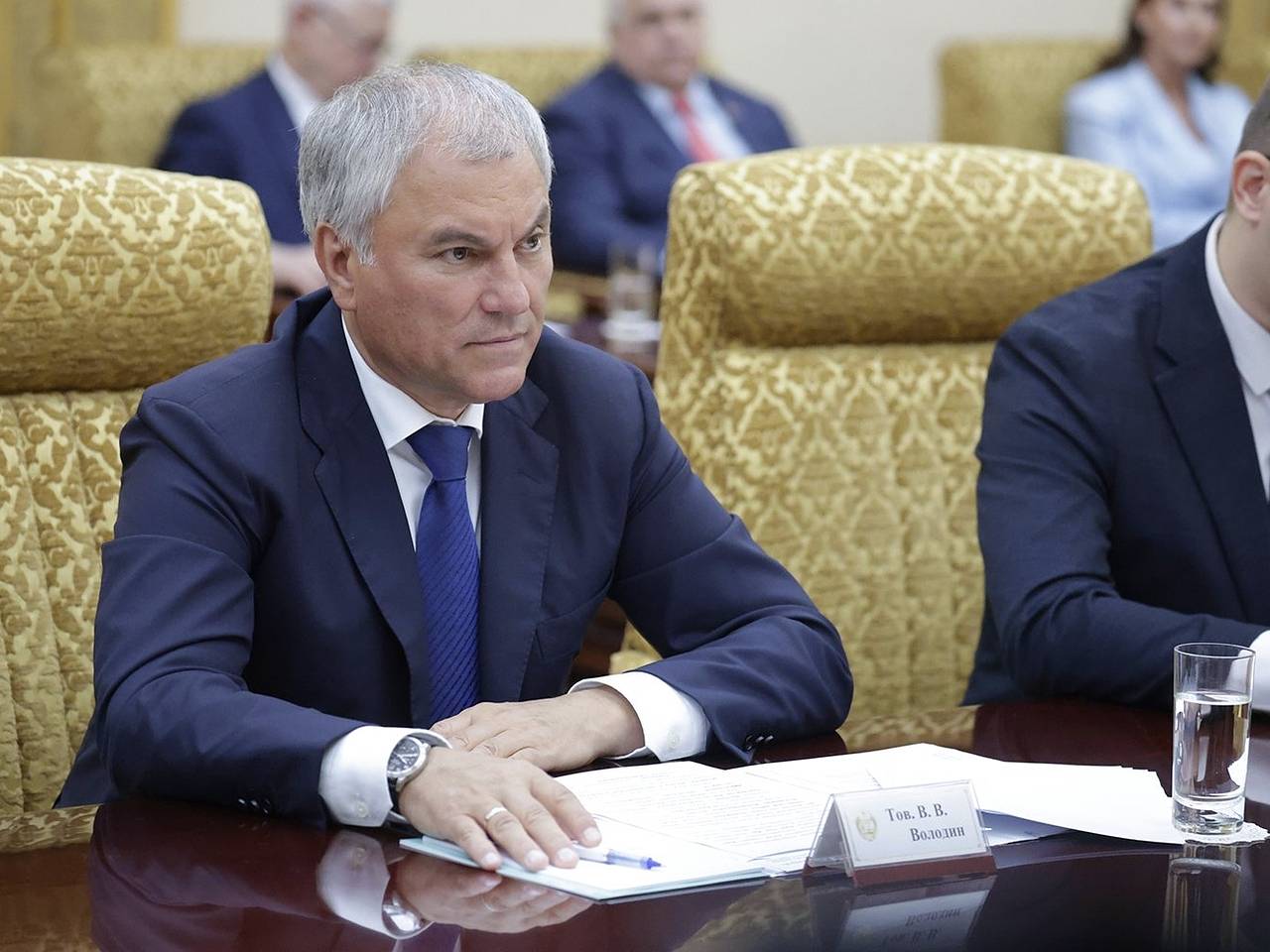 Володин встретился с Ким Чен Ыном0