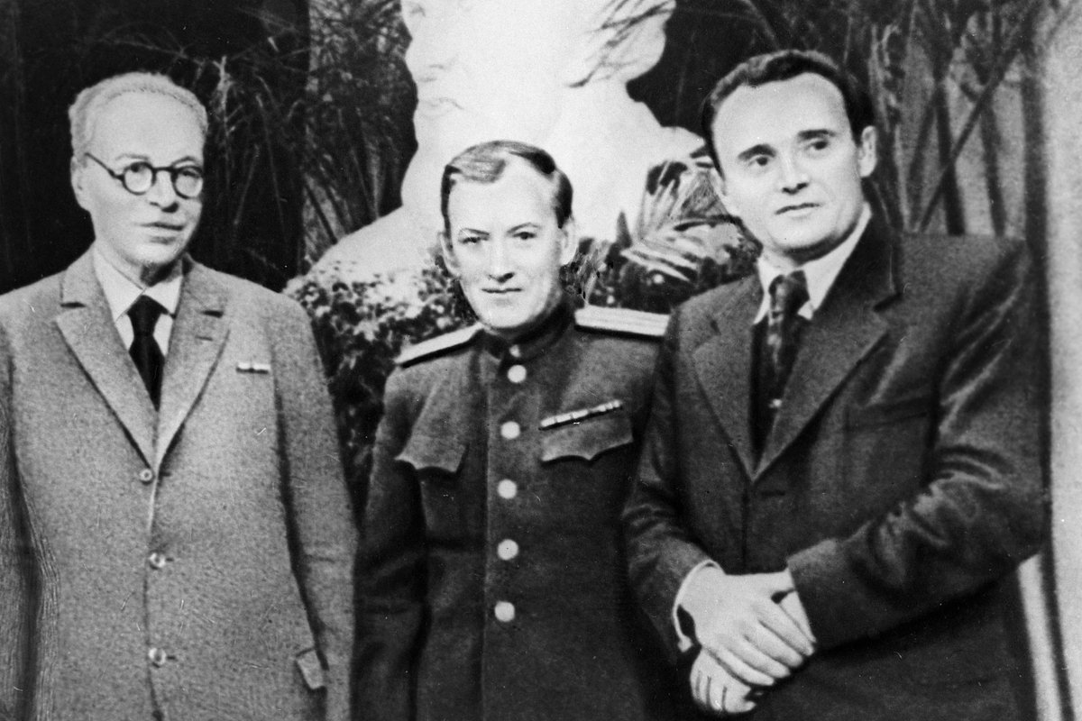 Анатолий Благонравов, Михаил Тихонравов и Сергей Королев