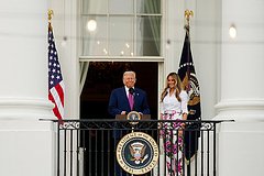 Дональд и Мелания Трамп