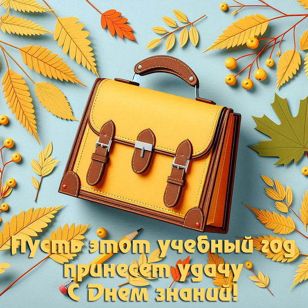 Красивая картинка для школьников на День знаний