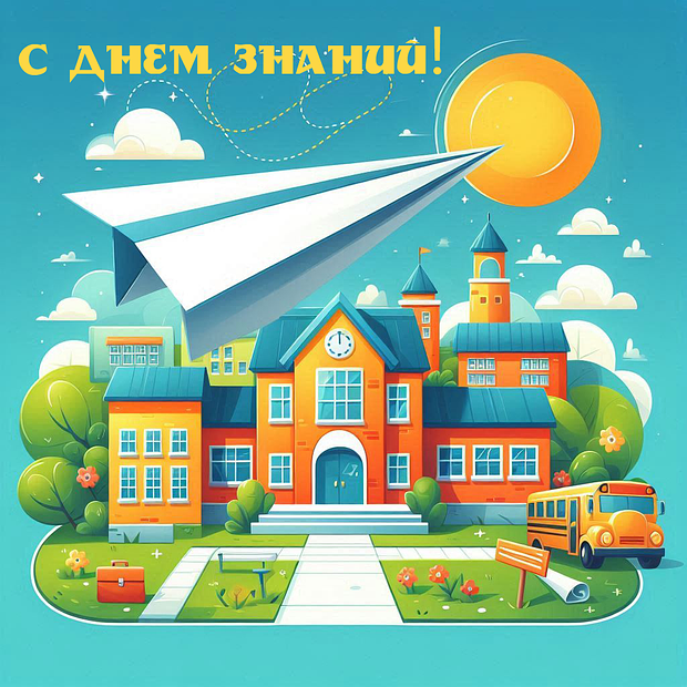 Красивая картинка для школьников на День знаний