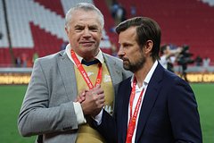 Александр Медведев и Сергей Семак