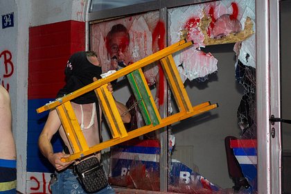 В России обратили внимание на необычную деталь протестов в Сербии