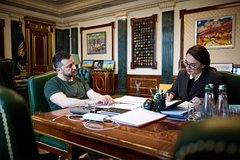 Владимир Зеленский и Юлия Свириденко
