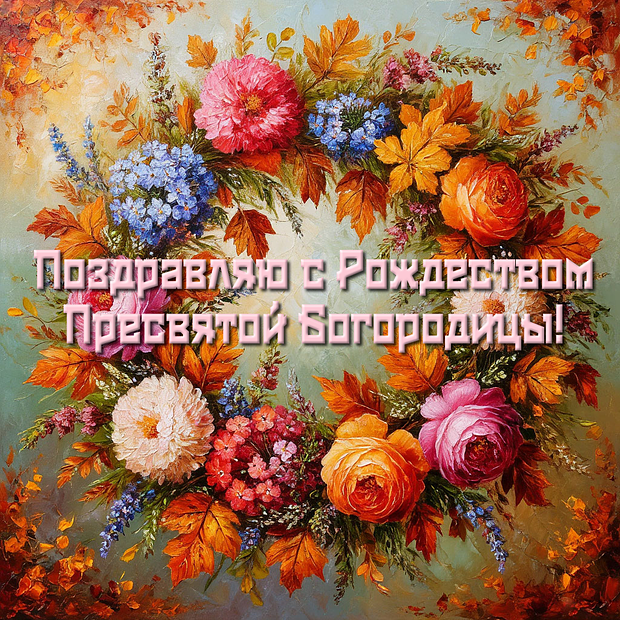 Красивая картинка на Рождество Богородицы