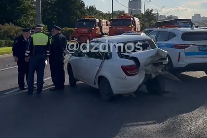 В Москве произошло крупное ДТП с пострадавшими